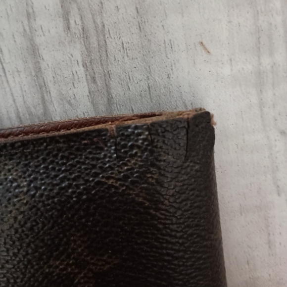 Louis Vuitton Bifold Wallet Leather Brown Authentic - Picture 6 of 14